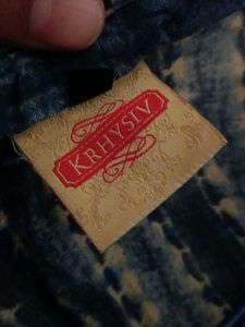 Navy Blur Kurti
