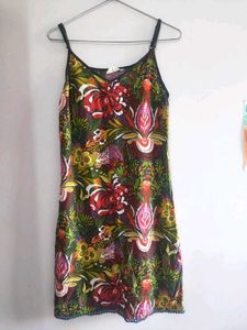 Floral Print Slip Dress