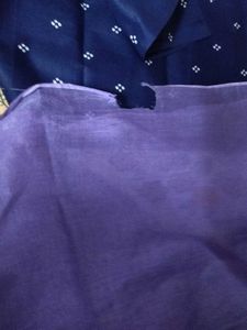 Orcandy Apilc Work Purple Floral Embroidered Fabri
