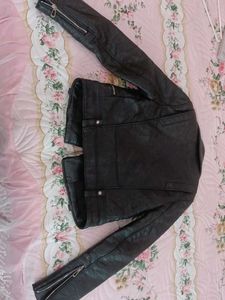 zara leather jacket.. slightly damaged