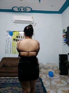 Elegant Black Velvet Mini Dress