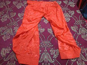 Orange Embroidered Salwar Suit