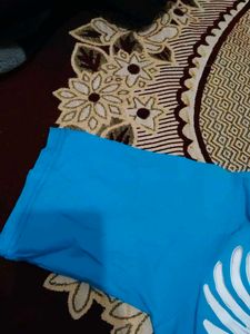 blue oversize t shirt