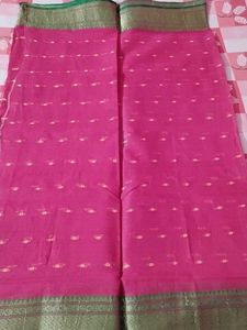 Elegant Pink Ethnic Saree