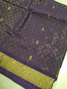 Purple Old Traditional Saree