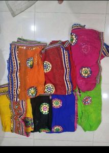 Navratri Chaniya Choli With Dupatta Rani Colour