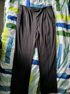 Black Straight Leg Pants by bliss club