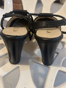 Woven Leather Mules