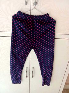 Polka Dot Woolen Trousers