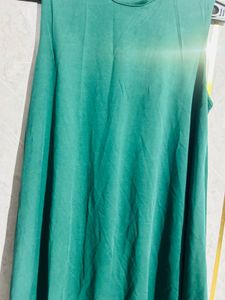 Green Sleeveless Top