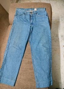 Thick Blue Denim Jeans