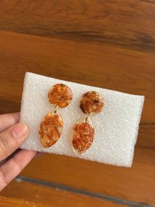 Floral Resin Earrings