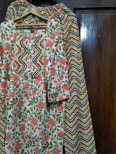 XL SIZE FLORAL PRINTED SUIT