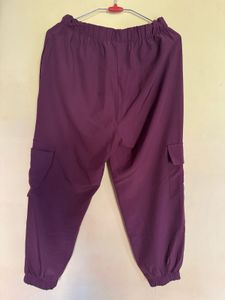 New Maroon Cargo Pants