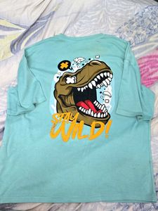 Snitch Sea Green Oversized T-shirt