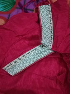 Red Readymade Saree Blouse