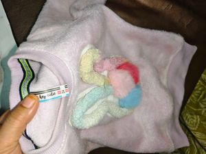 2 Cute Pink Bunny Sweatshirt