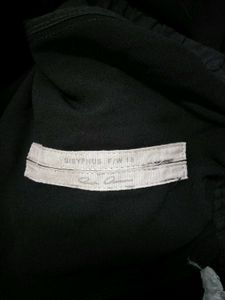 Black Drop Crotch Pants