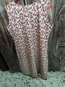 Floral Print Straight Kurta