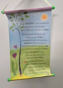 Archies teachers day scroll