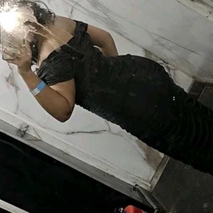 NEWME OFFSHOULDER RUCHED DRESS