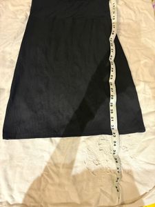 Black Tie Strap Mini Dress