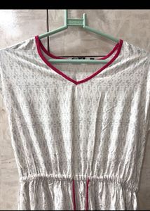 White Boho Dress