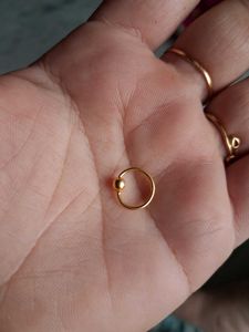 beautiful new nosering gold