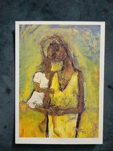 Abstract Mother and Child Art Print