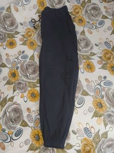 Black Cargo Joggers