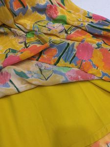 Floral Yellow Midi Dress