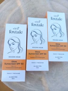 1 Pack Foxtale Glow 🌟 Sunscreen ✅