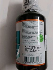 Himalaya HiOra-K Mouthwash brand new