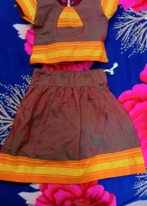 Traditional Girls Khan Lehenga-Choli