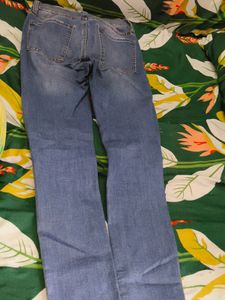 Denim Knee Cut Jeans