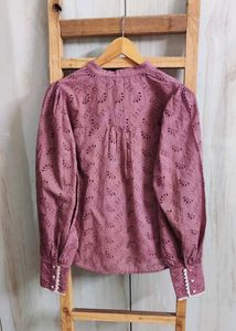 Embroidery Work Cotton Top Size-40