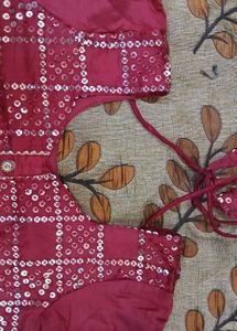 RED KURTA SET BRIDE DRESS