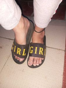 Girl Glitter Slides