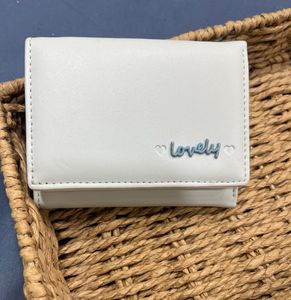 Pastel blue miniso wallet