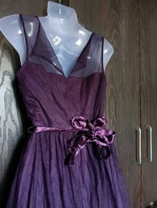 Purple Tulle Party Dress