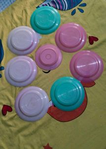 Colorful Plastic Plate Set