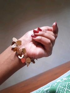 Heart Charm Bracelet golden