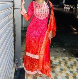 Elegant Pink Kurta Set