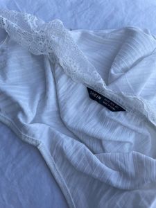 Shein White Bodysuit