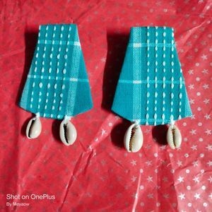 Handmade cowrie earrings