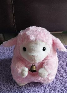 Pink Sheep With Bell