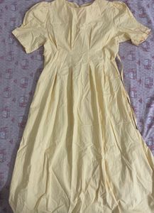 Yellow long Dress