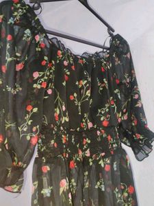 Floral Sheer Top