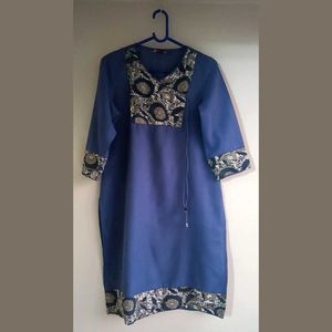 Navy Blue Kurta
