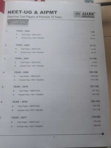 NEET-UG &amp; AIPMT Test Papers